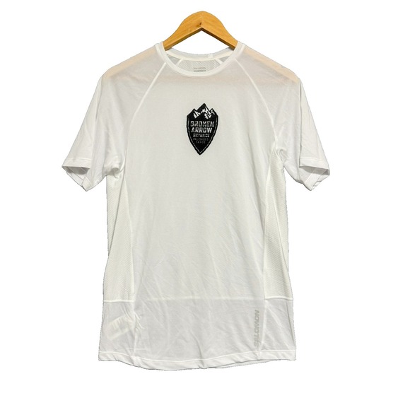 Salomon Other - Salomon Broken Arrow Skyrace Running Shirt White Mens Sz M Performance Athletic